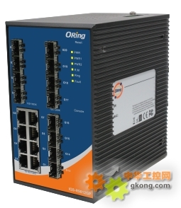 ORing推出20口、带三层路由网管型千兆工业以太网交换机 - ORing 工业以太网 交换机 - 工控新闻